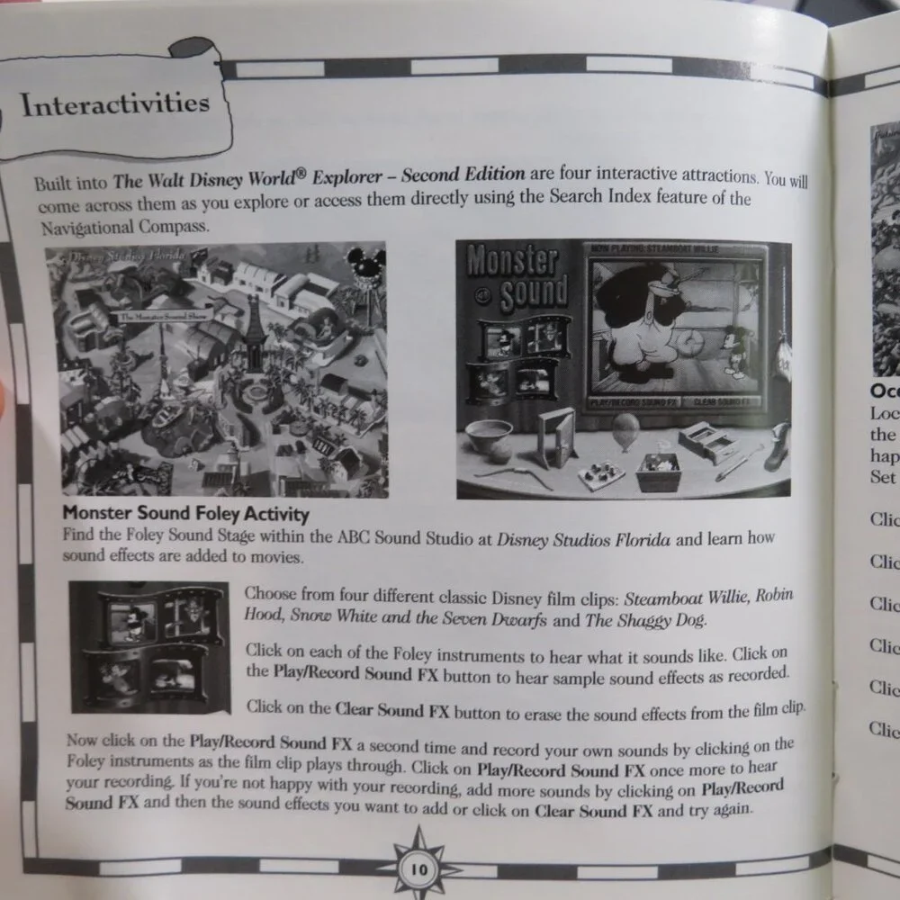 Walt Disney World EXPLORER Computer Game OUT OF DATE SOFTWARE